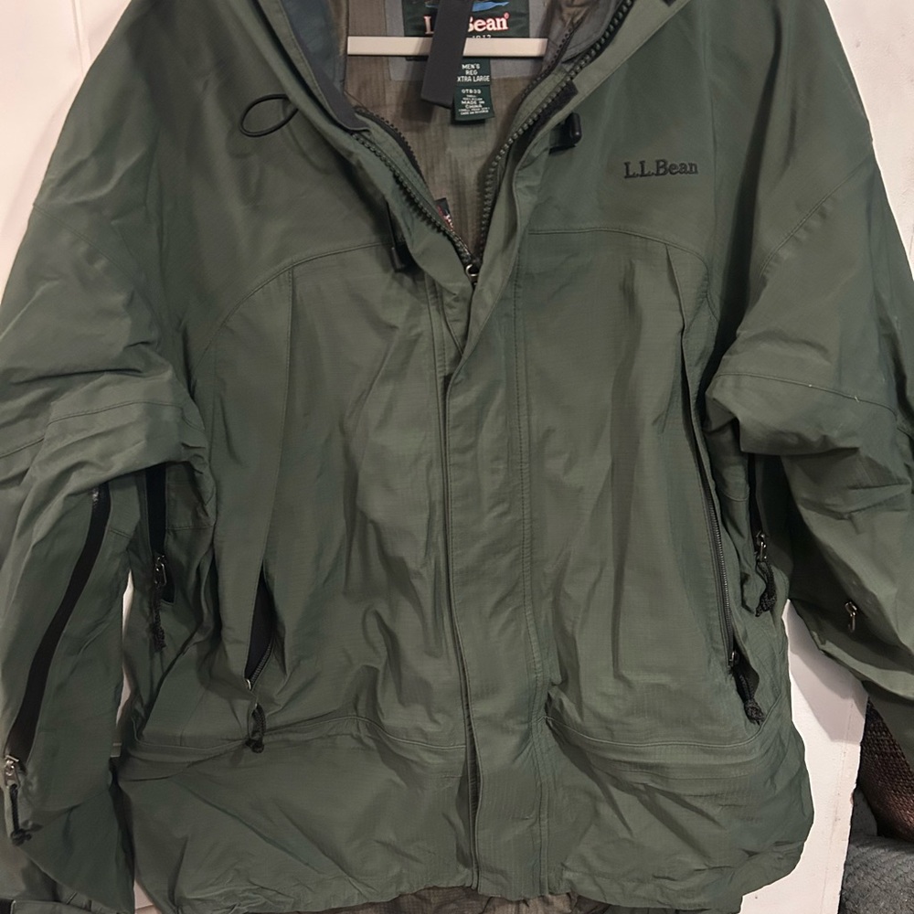 L.L. Bean Red 3in1 Gortex Parka Performance Jacket - Picture 4 of 6
